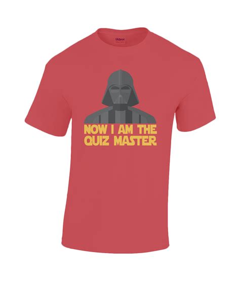 Now I Am The Quiz Master Mens T Shirt Crafty Quiz