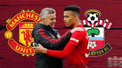 Here you can easy to compare statistics for both teams. Predicted Man United XI vs Southampton (Premier League away 2019/20)