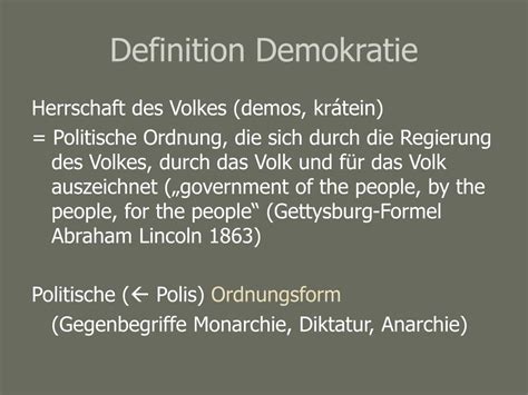 Demokratie Definition : Logo Demokratie Zdftivi : Pertaining to ...