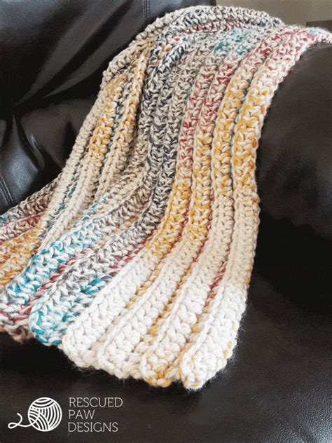 Chunky Crochet Blanket Pattern Yarn Crochet Afghan Easy Crochet 2022