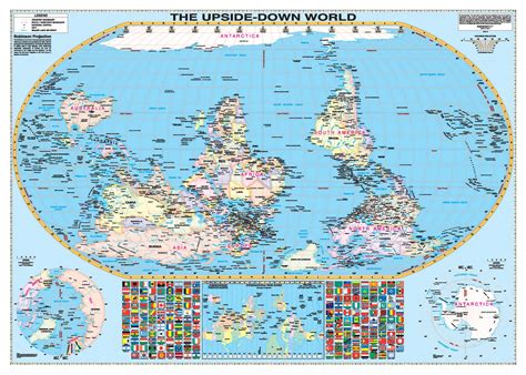 Check spelling or type a new query. Upside Down World Wall Map - KAPPA MAP GROUP