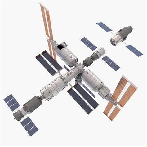 Chinese Space Station 3d Model Turbosquid 1697411