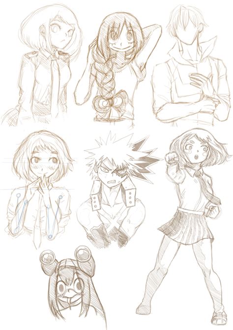 Aggregate More Than 71 Bnha Sketches Super Hot Vn