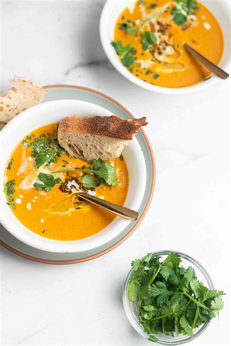 Coconut Carrot Soup With Cumin Oil Recipe