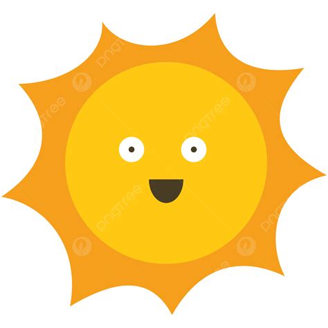 太陽 絵文字 幸せな表情 ベクターイラスト画像とpngフリー素材透過の無料ダウンロード Pngtree