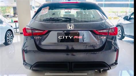 2022 All New Honda City Rs Hatchback Meteoroid Gray Metallic Youtube