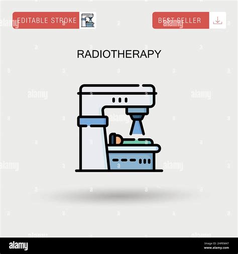 Radiotherapy Simple Vector Icon Stock Vector Image And Art Alamy