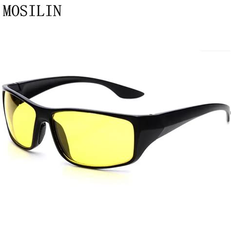 Mosilin Night Vision Glasses For Headlight Driving Sunglasses Yellow Lens Uv400 Protection Night