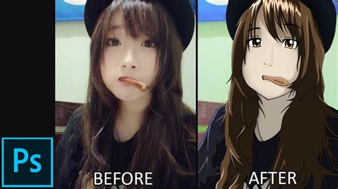 Photoshop Anime Effect Timelapse Misa Fanart Photoshop Chronicle