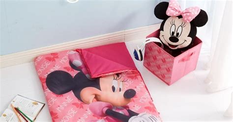 Disney Minnie Mouse Sleeping Bag 3 Piece Set Just 1498 On