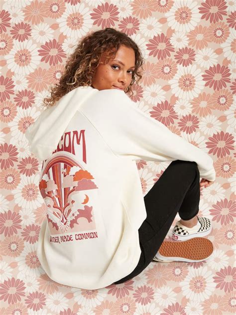 Volcom Truly Stoked Bf Hoodie Womens Tops Morrisseys Online Store