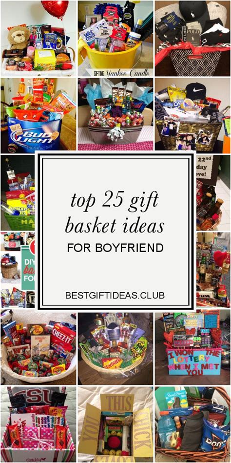 These gift basket ideas will impress your friends with beautiful gift to enjoy throughout the holiday season. Top 25 Gift Basket Ideas for Boyfriend - #birthdaybasket ...
