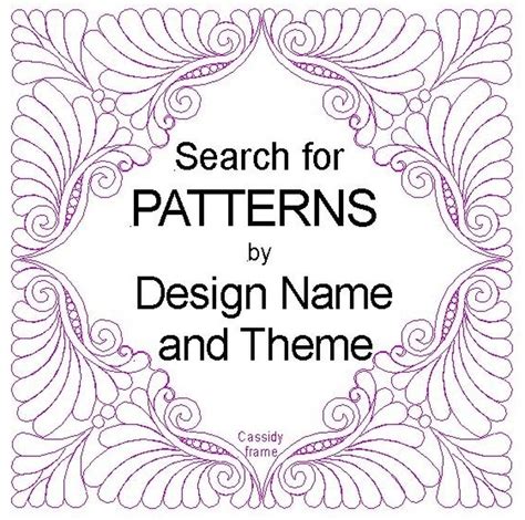 Digital Quilting Designs By One Song Needle Arts Quilting Designs