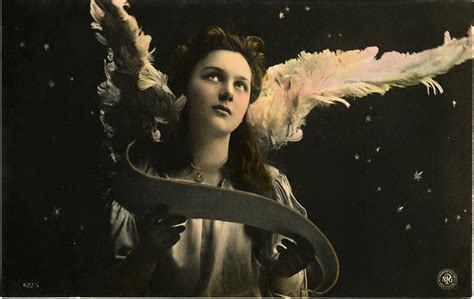 Since the dawn of the written word scholars have debated the existence of angels, the worker bees of god who either watch over mankind or show up right when someone needs to be ushered off to the great beyond. Antique Angel Photo - Beauty! - The Graphics Fairy