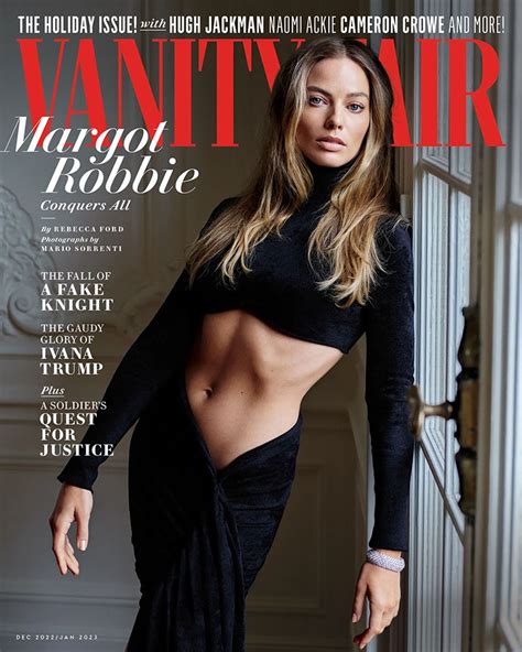 Margot Robbie Dazzles For Vanity Fair December January