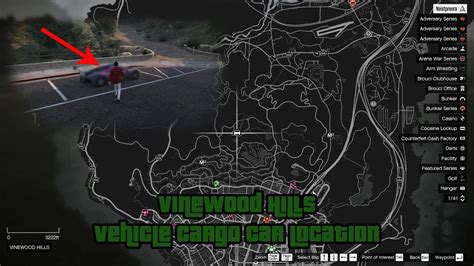 Gta V Tutorial Vinewood Hills Vehicle Cargo Car Location Youtube