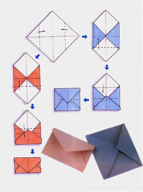 Бумажные конверты Как сделать бумажные конверты своими руками Origami