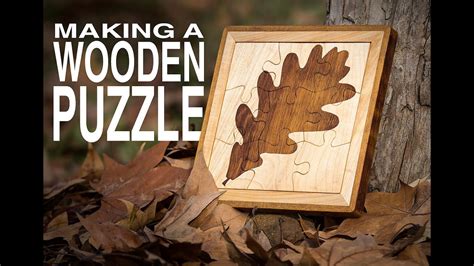 How To Make A Wooden Puzzle Youtube