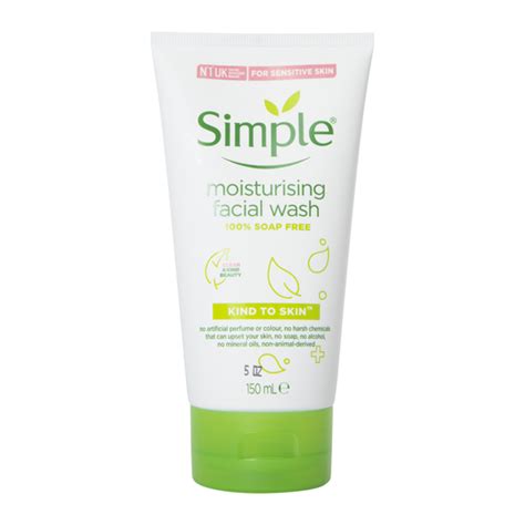 Simple® Moisturizing Facial Wash 5oz Five Below Let Go And Have Fun