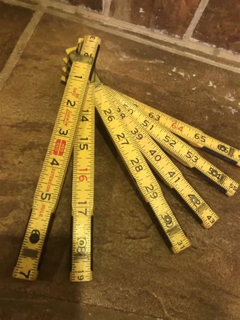 Vintage Lufkin X46 Red End 6 Foot Extension Rule 999 Picclick