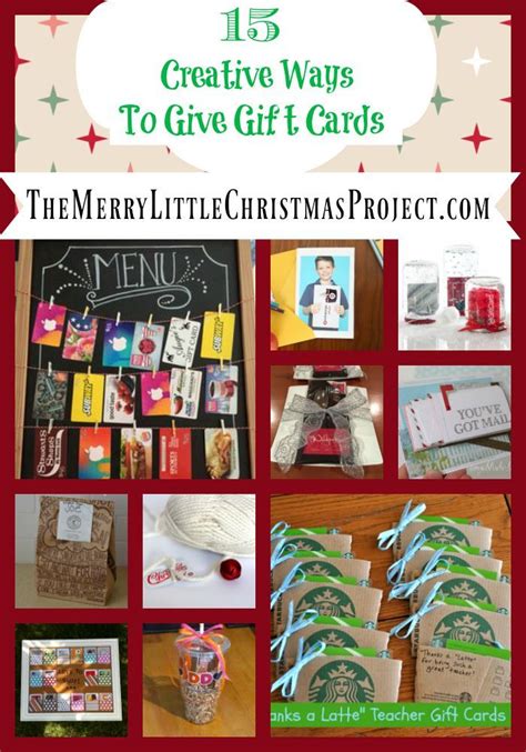 15 Creative Ways To Give T Cards Christmas T Card T Card