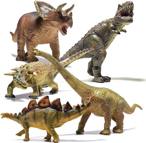 Buy Prextex Pack Of 5 Jumbo Jurassic Dinosaur Set 11” To 14” Large