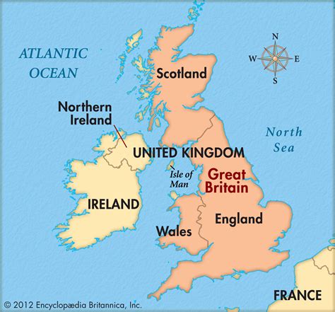 United Kingdom And Ireland Map Map