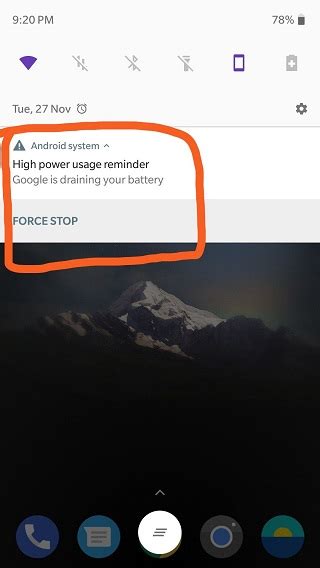 Remove all recent apps that running in background and draining battery. OnePlus background battery usage alert with app ...