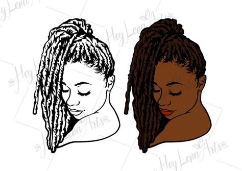 black woman svg afro svg dreadlocks svg afro amerikaanse etsy nederland