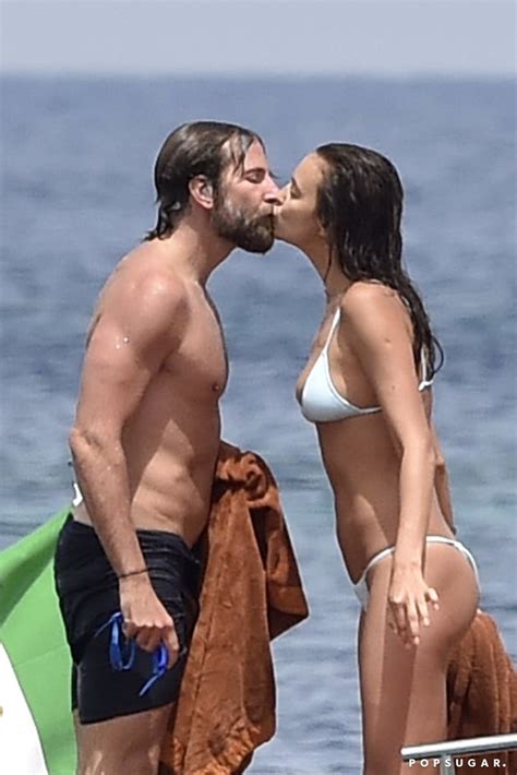 Bradley Cooper And Irina Shayk Kissing In Italy July 2016 Popsugar Celebrity