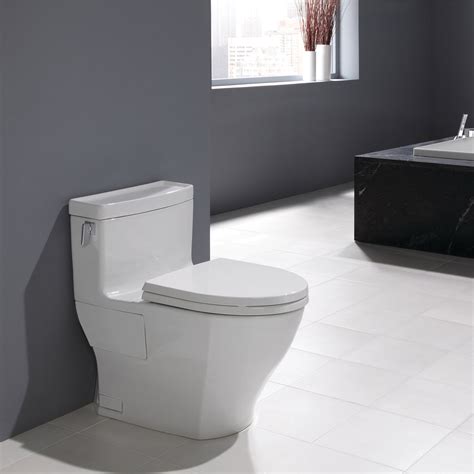Toto Legato Washlet 1 Piece 128 Gpf Toilet White Ms624124cefg01