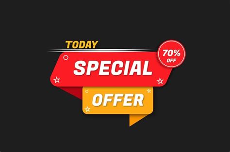 Premium Vector Today Special Offer And Discount Sale Banner Design