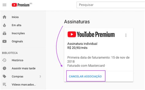 Como Cancelar A Assinatura Do Youtube Premium