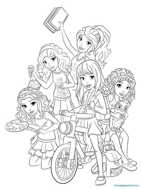 Download or print this amazing coloring page: Lego Friends Coloring Pages | Lego coloring pages, Lego ...