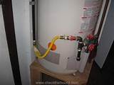 Pictures of Water Heater Gas Line