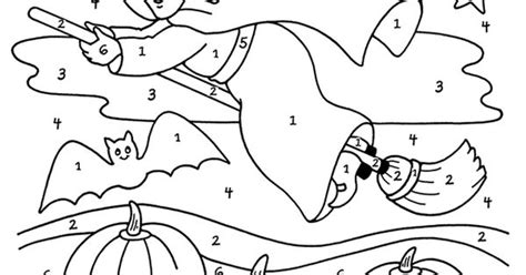 color by number halloween coloring page | Halloween food and fun