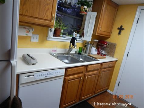 We almost always eat in the kitchen around the smaller table that accommodates the 4 of us. Impossibly Tiny Kitchen? 11 Ways to Make it Work!