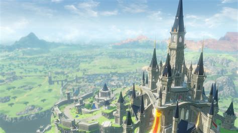 The Landscape From Hyrule Castle Hyrule Warriors Legend Of Zelda