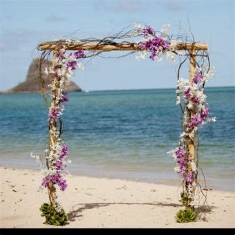 Beach Wedding Arches Wedding Arch With Images Beach Wedding Arch