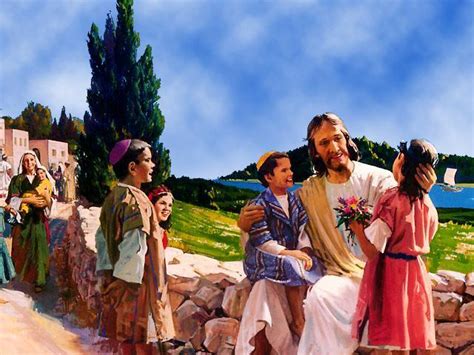 Pictures Of Jesus And Children Jesus Pictures Paintings Of Jesus