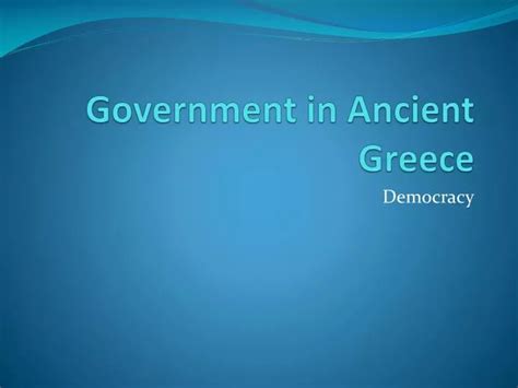ppt government in ancient greece powerpoint presentation free download id 3929756