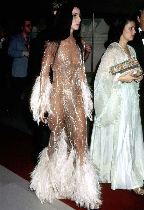 Mtvstyle “ Cher At The 1974 Met Gala In Bob Mackie Iconic ” Met Gala