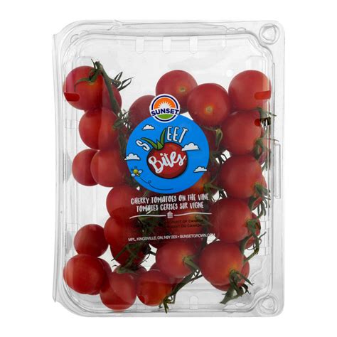 Save On Sunset Sweet Bite Cherry Tomatoes On The Vine Order Online Delivery Giant