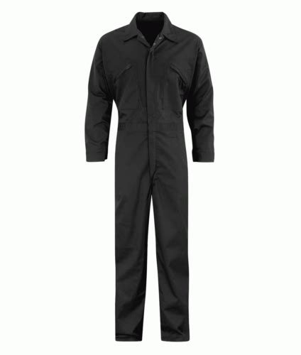 Orbit International Pc245bs Mens Coverall Front Zip Polycotton Overall