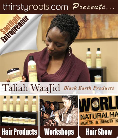 All colors and fragrances used are derived from dried fruit extracts/juices. taliah waajid black earth products