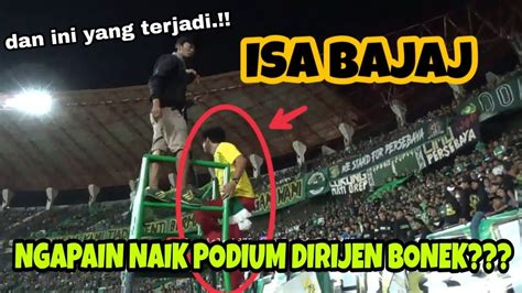 Begini Cara Bang Isa Bajaj Beri Kejutan Di Semua Tribun Bonek Di Stadion Gbt Persebaya Vs Psis