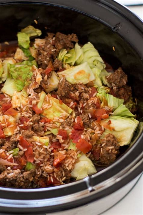Crock Pot Cabbage Roll Casserole Recipes Worth Repeating