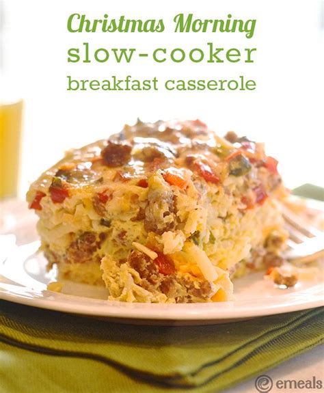 Pour the egg whites over the top, cover with shredded cheese (use freshly. Leftover Pork Breakfast Casserole Crockpot : Video Slow ...