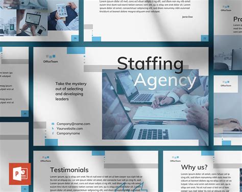 Staffing Agency Powerpoint Presentation Template Amber Digital