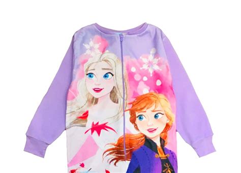 Girls Frozen 1Onesie Disney One Piece Pyjama Sleepsuit Elsa Anna Age 2